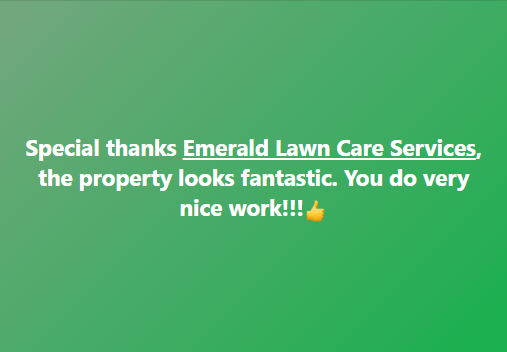 Emerald Lawn Care Services  Home - Emerald Lawn Care Services
