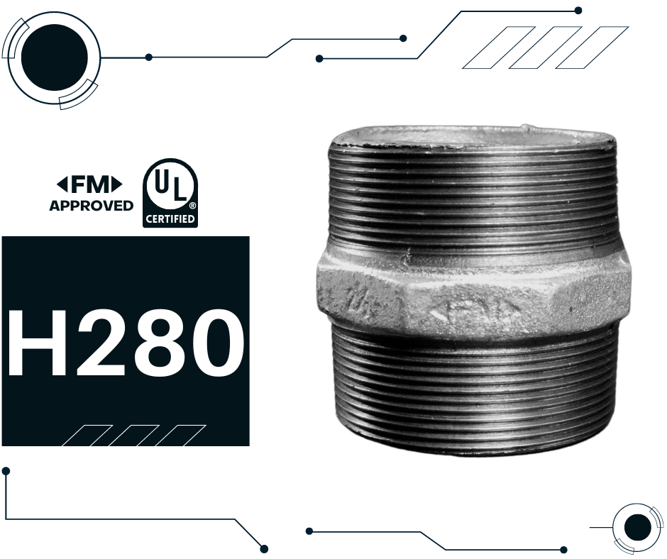Niple Hexagonal H280