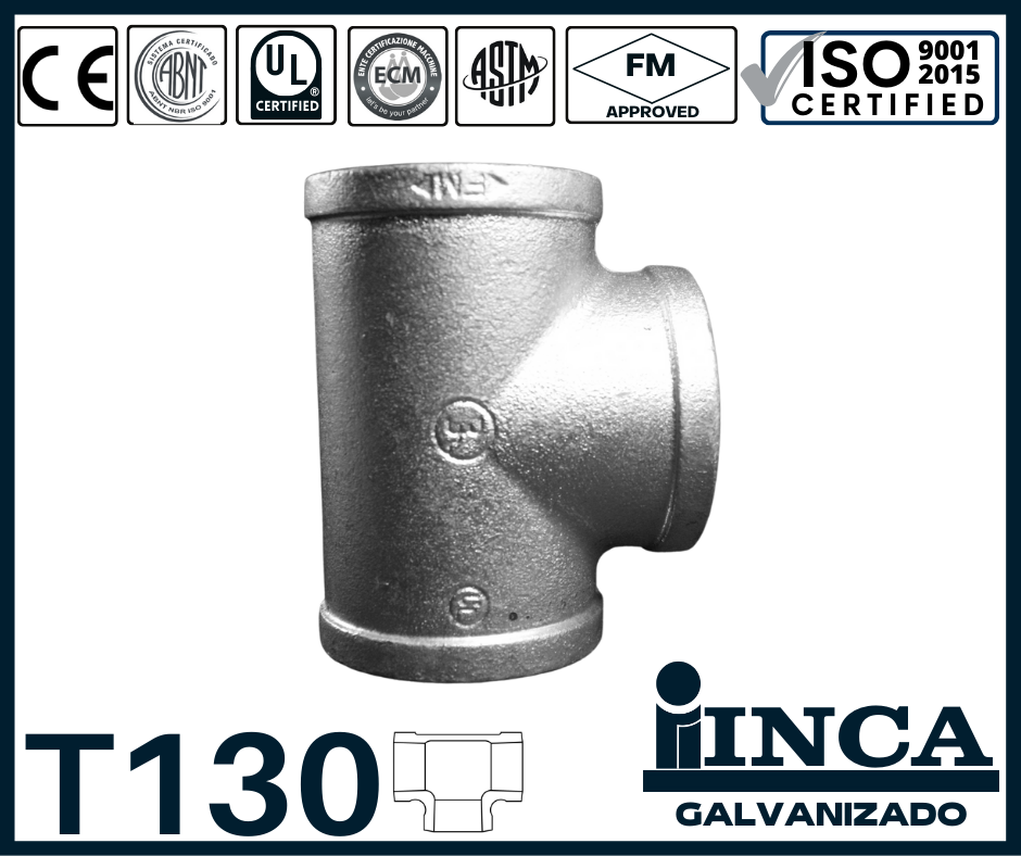 Te Galvanizado  - T130