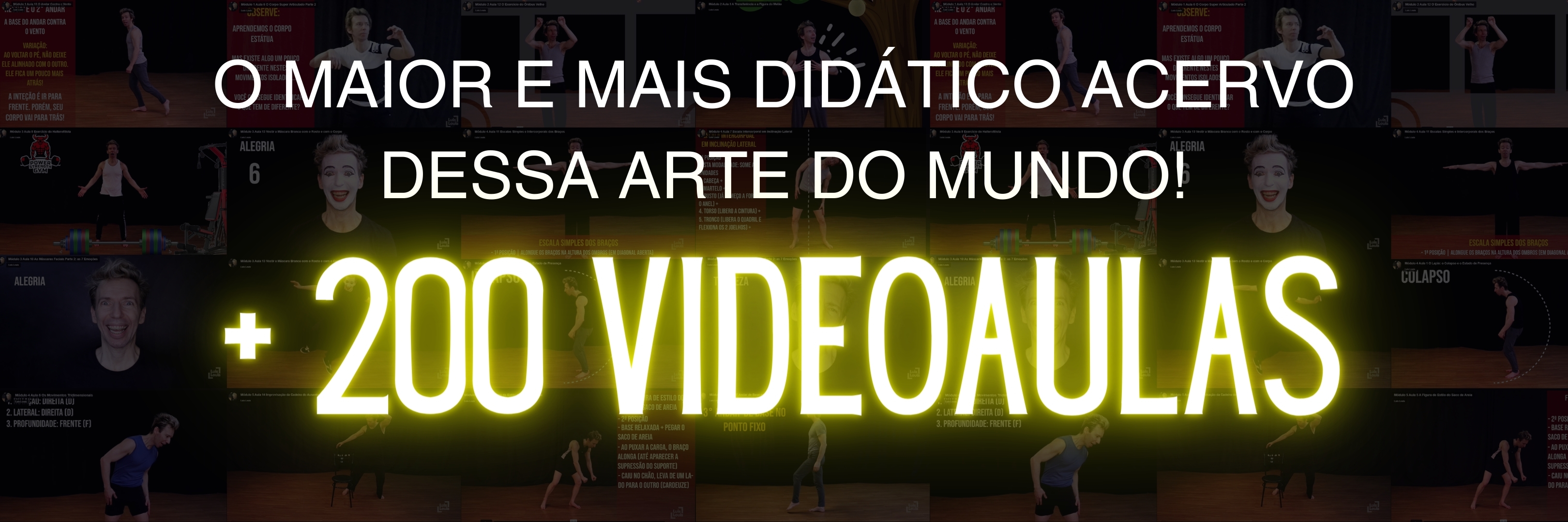 Escola Internacional Luis Louis de Mímica Total e Teatro Físico | Curso de  Formação Completa para a Atriz e Ator-Criadores com o Método da Mímica  Total 9.0