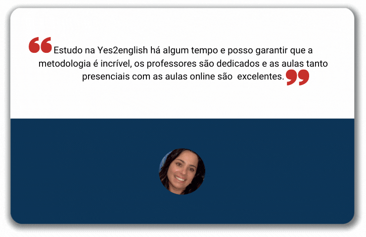 Depoimento de aluno Yes2English