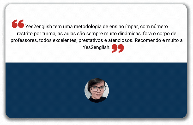 Depoimento de aluno Yes2English