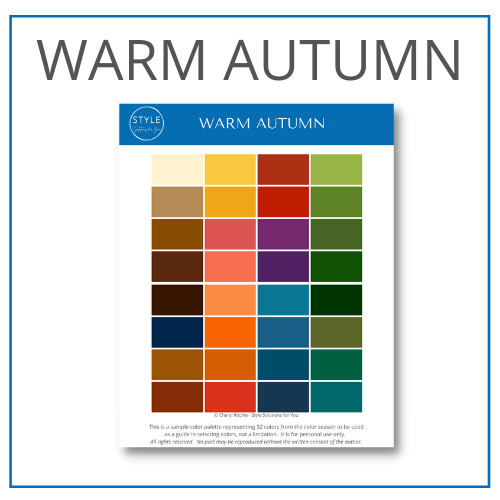 Seasonal Color Analysis Guide to Determine Your Color Season or Schedule an  Online Color Consultation at Stylesolutionsforyou.com -  Canada