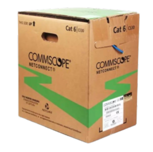 CABO LAN U/UTP CM CAT6 CAIXA COM 305M AZUL - 5-1427071-6- COMMSCOPE