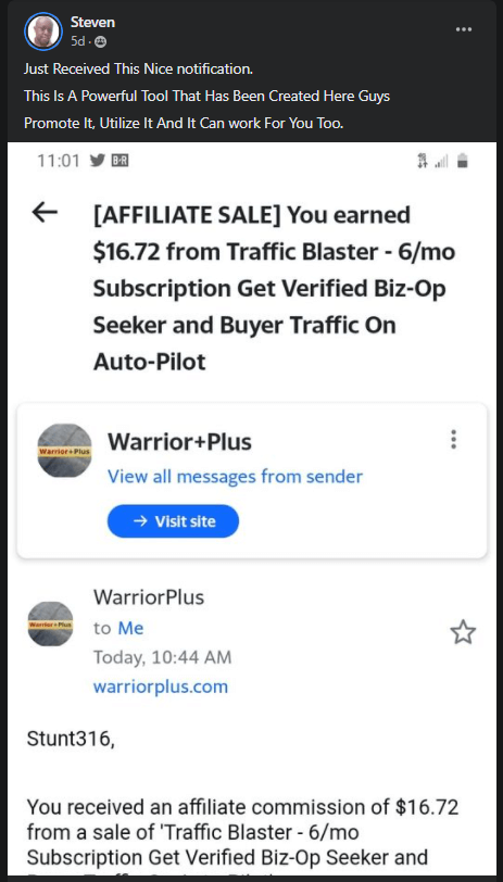Get More Sales with The Traffic Blaster