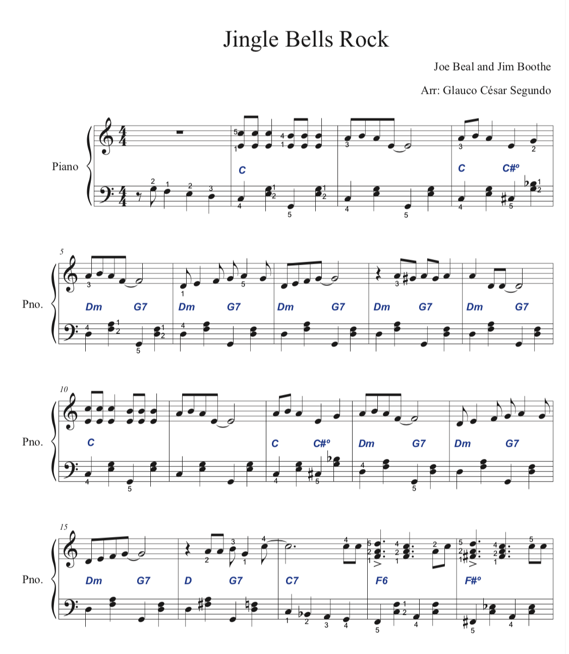 Jingle Bell Rock, PDF, Música de Natal