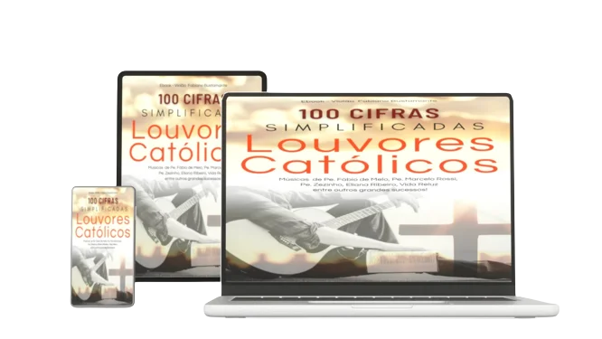 E-BOOK - 100 CIFRAS SIMPLIFICADAS LOUVORES CATÓLICOS