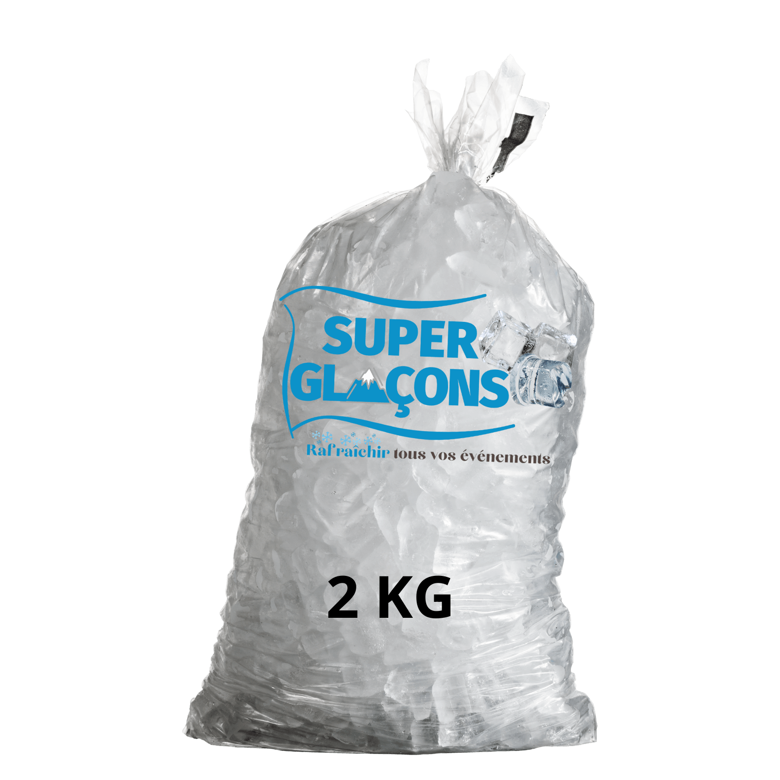 Glaçons sac 2kg